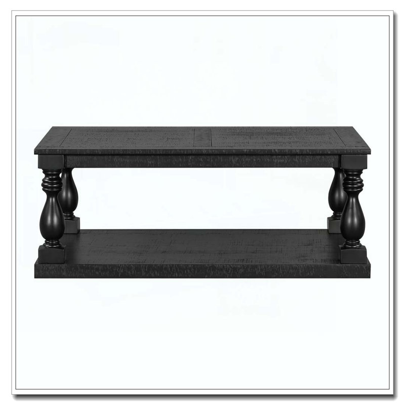 Table basse, Noir