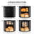 Corner Bread Box for Kitchen Countertop, Double Layer Bamboo Breadbox with Adjustable Partition, Modern Bread Storage Organizer