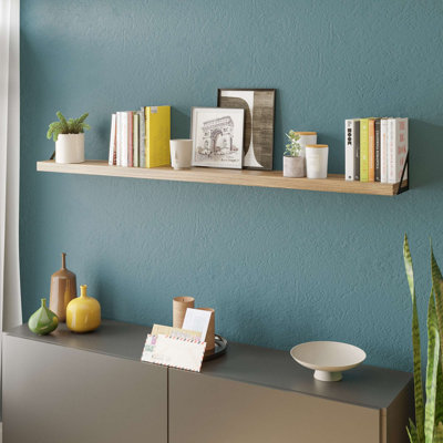 Étagères Minori pour le salon, étagère en bois pour le mur, étagère pour la décoration murale, étagères murales