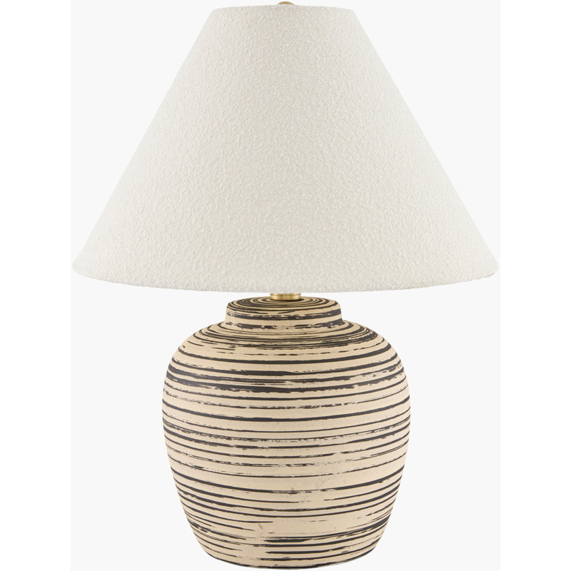 Lampe de table Rove, H 18,25 po x l 14 po x P 14 po, Crème