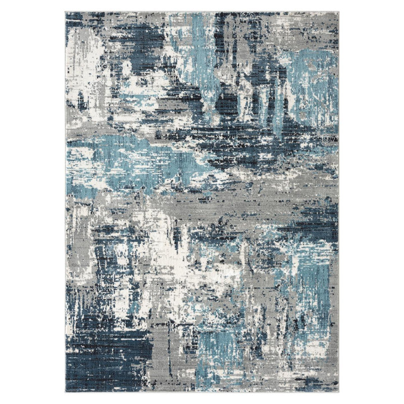 Sharne Abstract Indoor Rug, Rectangle 7'8" x 10'