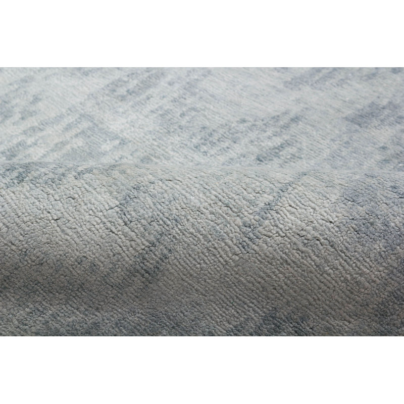 Handmade Cotton and Silk Oriental Area Rug