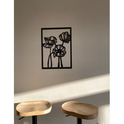 R4U Traditional Plants & Flowers Wall Decor on Metal