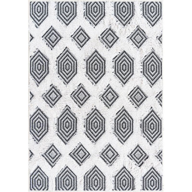 Tapis contemporain Mishti, Rectangle 2 pi 3 po x 3 pi