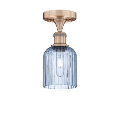 Edison - Adriena - 1 Light 5" Semi-Flush Mount