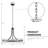 Jackeline 8-Light 24''W Modern & Classic Wagon Wheel Silhouette Chandelier with Crystal Accents-424198496-436147622