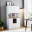Armoire à vin Farmhouse Coffee Bar, 68,89 po avec rangement