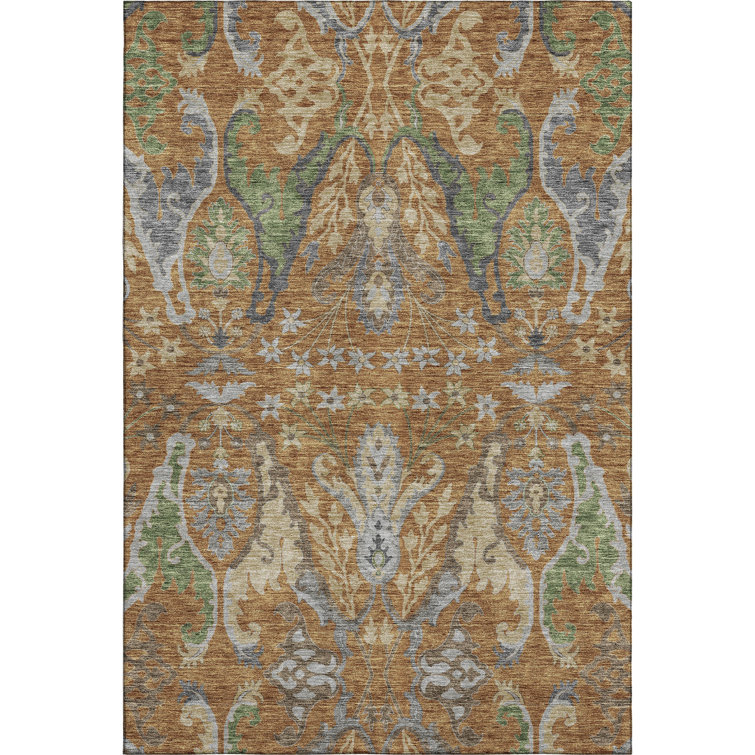 Premium Machine Washable Gurubaksh AMF1153 Global Rug