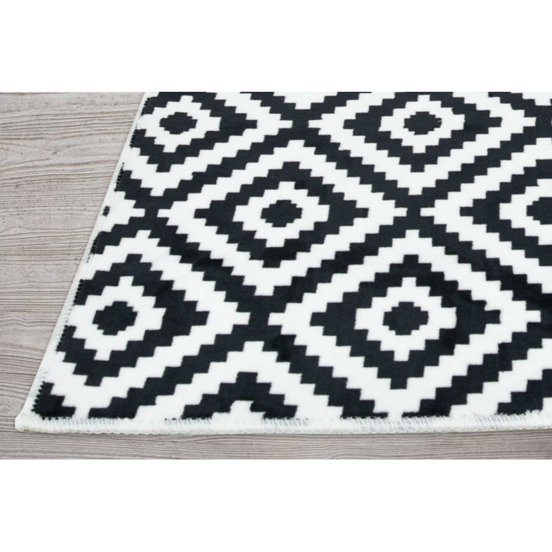 Owsley Geometric Shag Area Rug, Rectangle 150 x 230cm