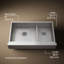 Vault™ 35.5" L x 21.25" W Double Basin Farmhouse Kitchen Sink