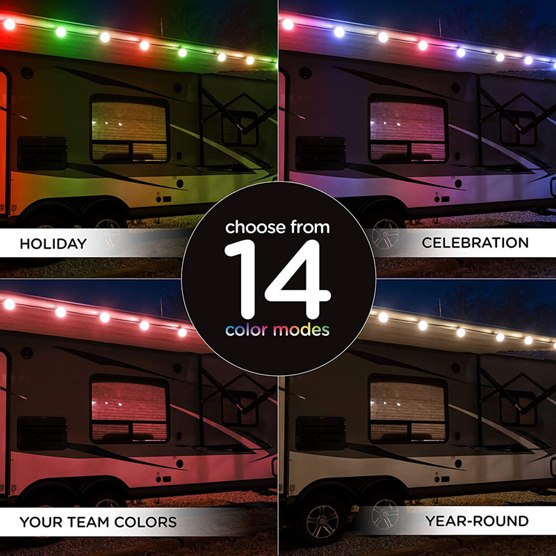 USB Outdoor 12 - Bulb 12'' Plug-in LED String Light
