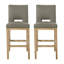 2 pièces tabourets de bar et chaises