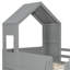 Lit mezzanine en bois avec bureau, tiroirs et armoires Lioro-126554052