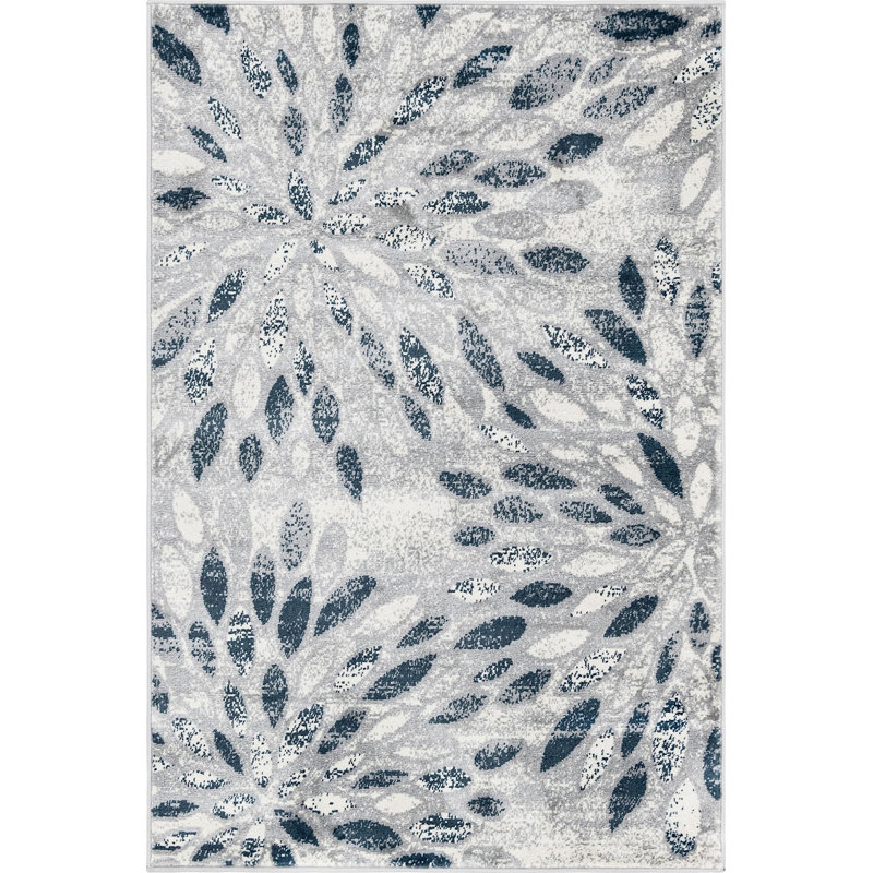 Azai Abstract Indoor Rug, Rectangle 4' x 6'