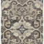 Tapis intérieur / extérieur lavable damassé 10 pi x 14 pi chocolat et taupe