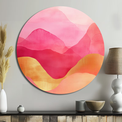 Jahmiah - Abstract Round Metal Wall Art