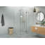 Halo 34 in. x 38 in. x 78 in. 90-degree Fully Frameless Glass Hinged Shower Enclosure-145325008