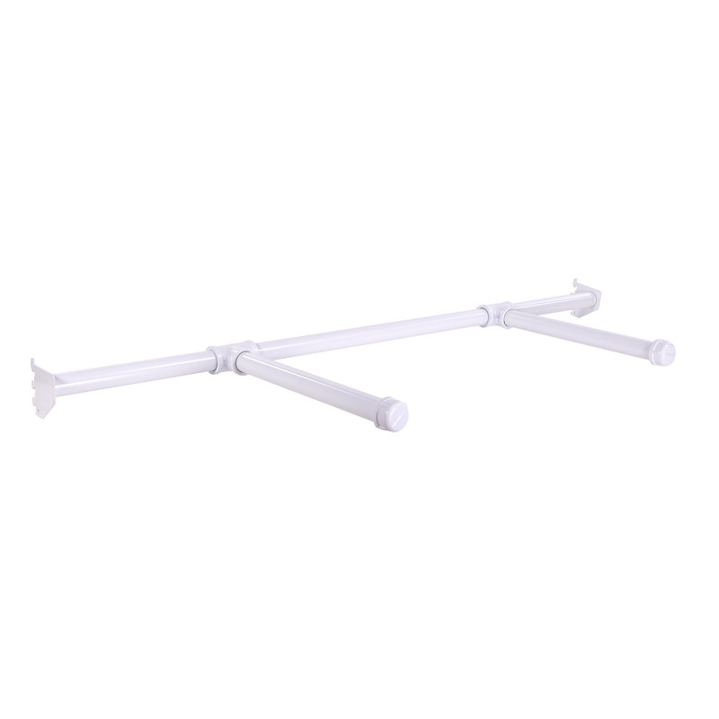 Hangbar avec deux faceoutss l 48" Rowley, Blanc