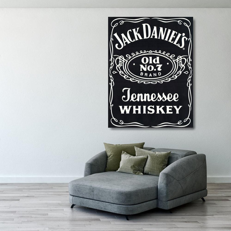 Jack Daniel's (étiquette), H 37 po x l 28 po