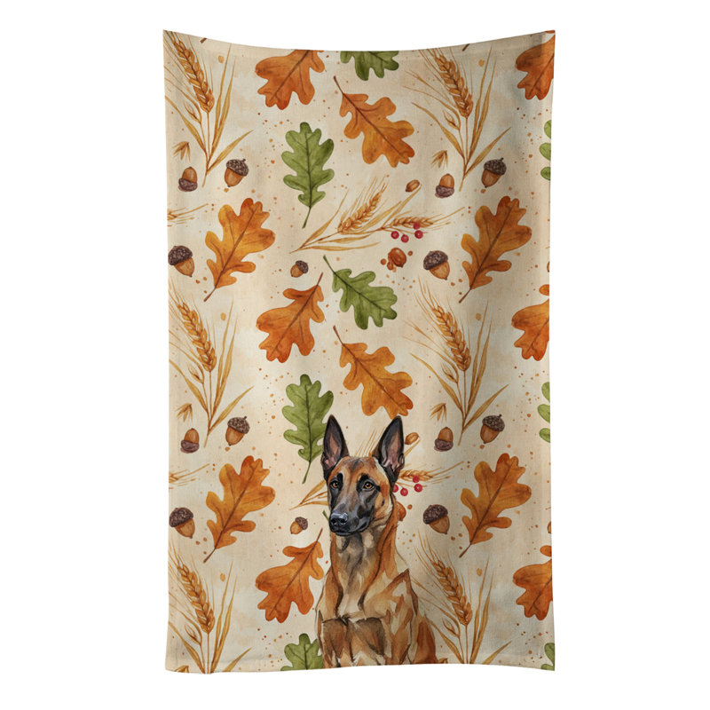 Serviette de cuisine tricolore Sheltie, Acajou belge Malinois