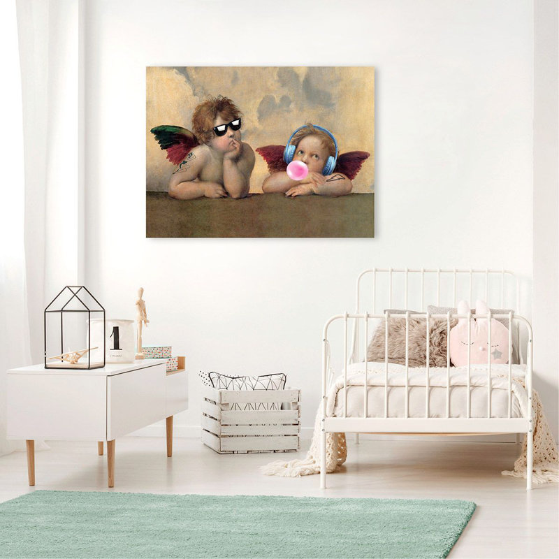 Leisure Time, Angels by Matt Spencer - Art Prints, 70cm H x 100cm W, Wrapped Canvas