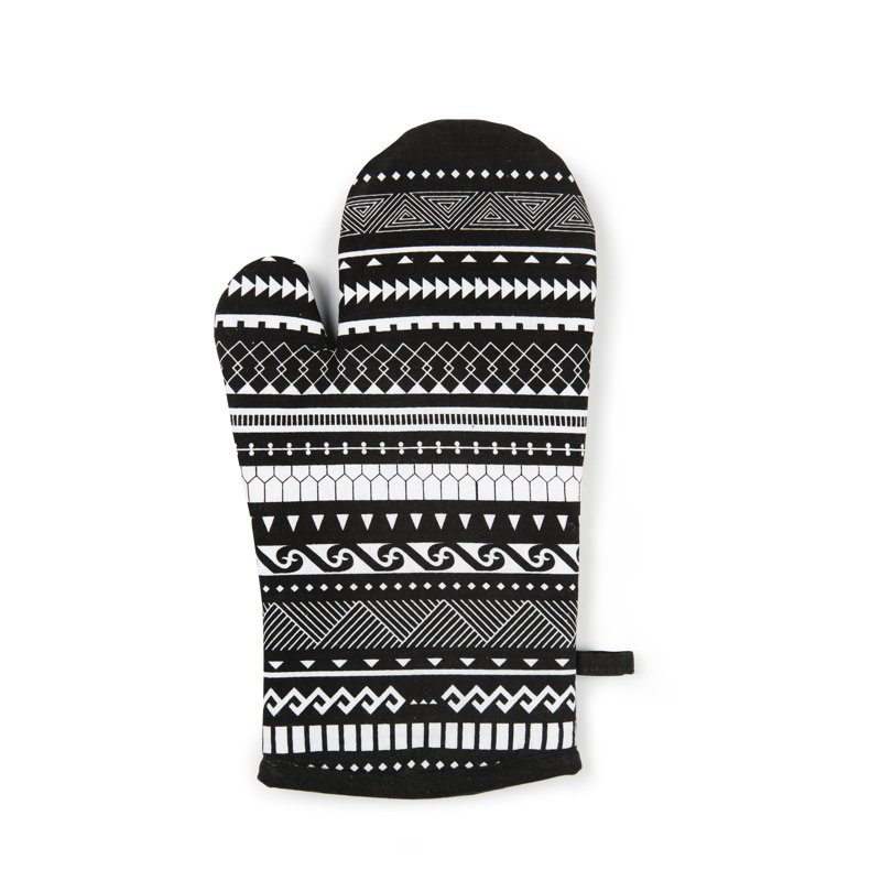 Excelsa Etnico Striped Cotton Oven Mitt