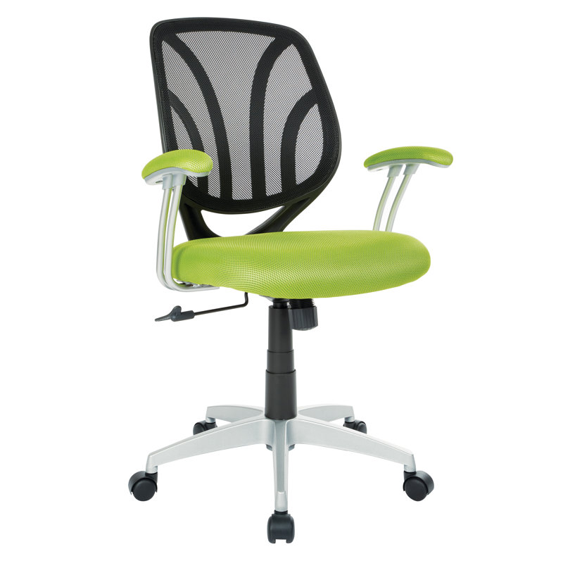 Ventilated Mesh Task Chair, Green