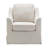 Upholstered Swivel Accent Chair, Comfy Armchair For Living Room, Bedroom, Office