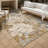 Machine Washable Indoor/Outdoor Chantille ACN2932 Floral Rug-128960719
