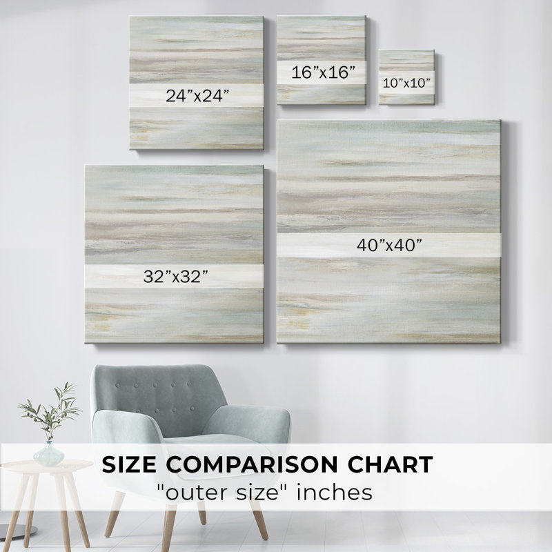 Ocean Water and Waves-Gallery Wrapped Canvas, 16" H x 16" W