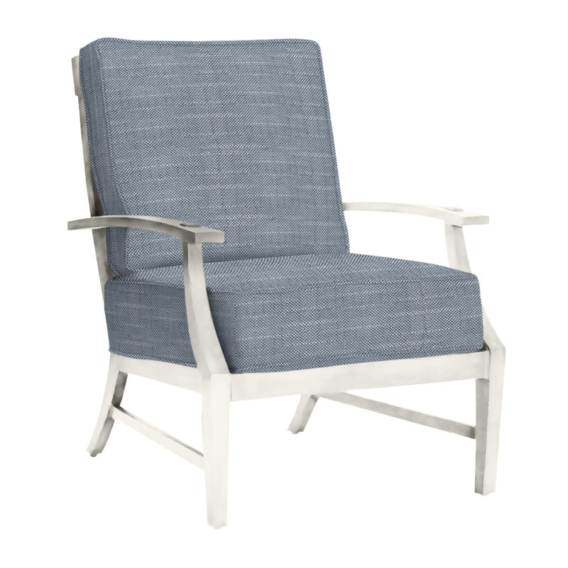 Méridienne Croquet, InsideOut® Rollo ‑ lin Chambray, Welt, Craie