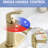 Brushed Gold Waterfall Bathroom Faucet With Single Handle, Pop - Up Drain, 3 Layer Filter, Deck Plate, 1/3 Hole Installation, Water Saving, Mounted Handle Hot & Cold Sink Spout, Ceramic Cartridge,-128956922