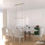 Plafonnier linéaire à 7 lumières Sunjai-78567116