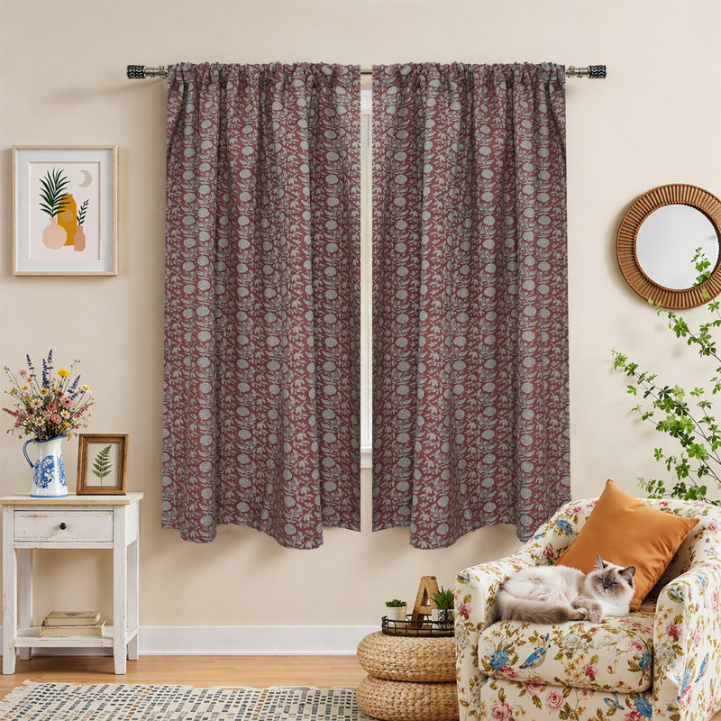Rideaux Boho, L 100 po x L 144 po