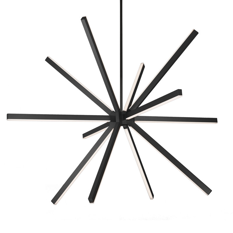 Sirius Minor Black LED Sputnik Chandelier 32.75 in