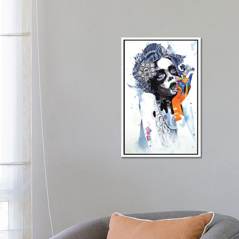 The Dream by Minjae Lee - Print on Canvas, 66.04 cm H x 45.72 cm W, White Framed