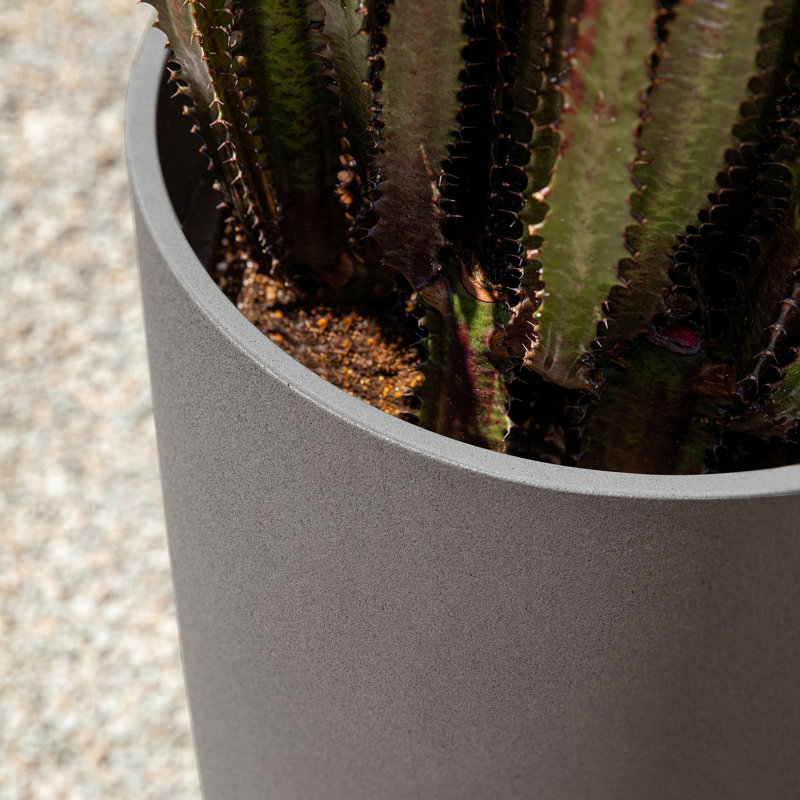 Mason Series Selena Planter, Grey, 2