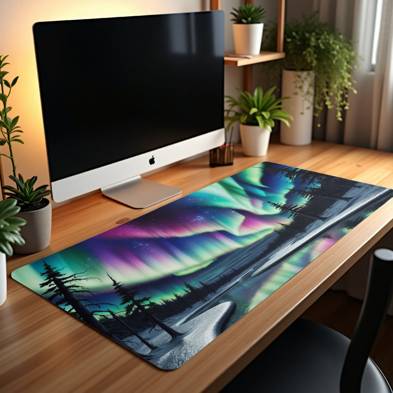 Polyester Desk Pad, 31.5x15.5