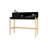 Bowery 47" Mid-Century Modern Writing Desk in Black-1146262445