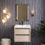 Meuble-lavabo mural simple 24 po avec plateau Roethke-41133437