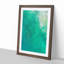 Green Ocean in Abstract - Picture Frame Graphic Art Print-55736206-55736208