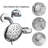 Massage/Jet Handheld Shower Head 1.8 GPM GPM-61448993