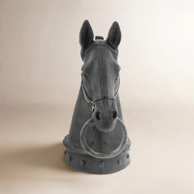 Sculpture tête de cheval en polystone Lula, Petit