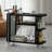Mobile sideboard storage rack