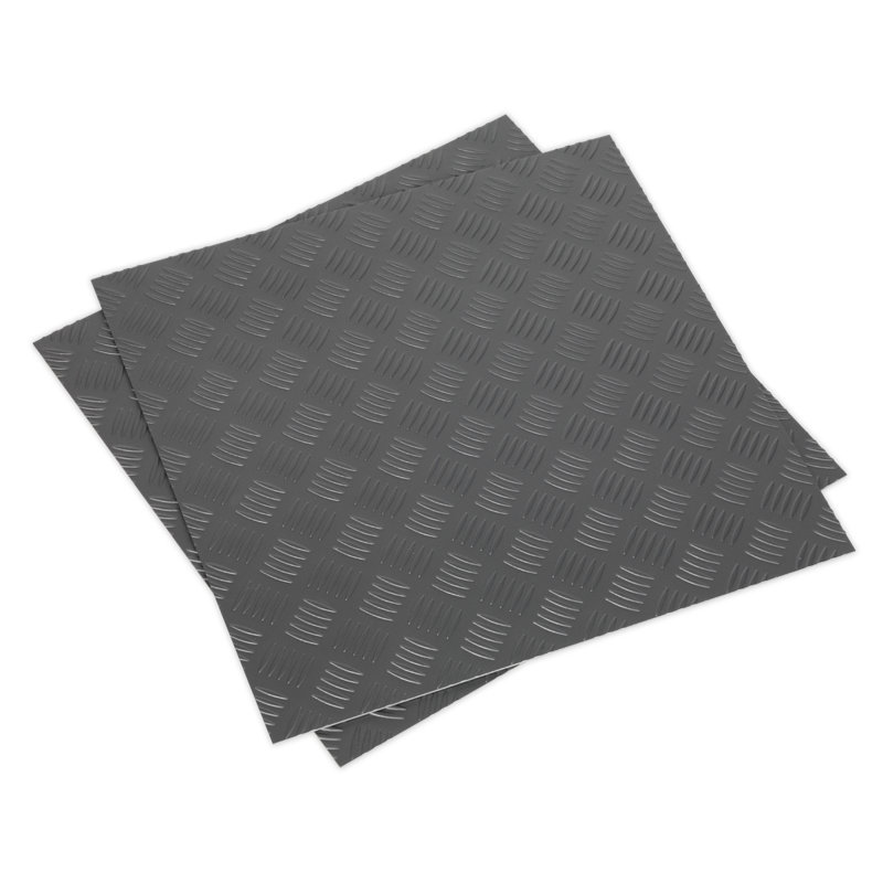 Tillia 45.72 x 45.72 cm Plastic Mosaic Tile, Dark Grey