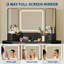 Dressing Table with Mirror-1457728378