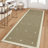 Modern Geometric Runner Rug – Bordered Jute Carpet for Hallway, Entryway, Kitchen, Bathroom, Office – Non-Slip, Low Pile, Machine Washable – Cross Dot Motifs, 2x6ft-831718562