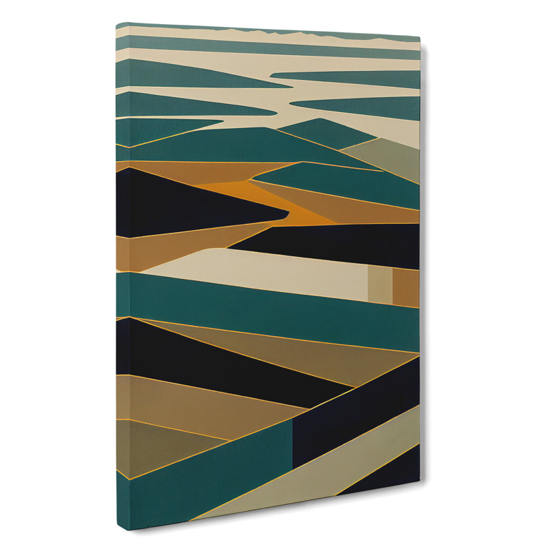Shining Abstract Art - Wrapped Canvas, 76cm H x 50cm W x 3cm D