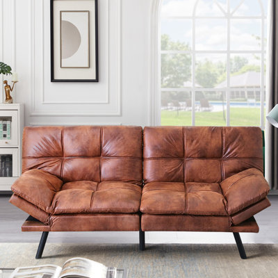 Thanksgiving Sale Gurlal Twin 71" Upholstered Convertible Sofa