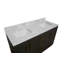 Ensemble de meuble-lavabo double 60 po Sadelle-964583116